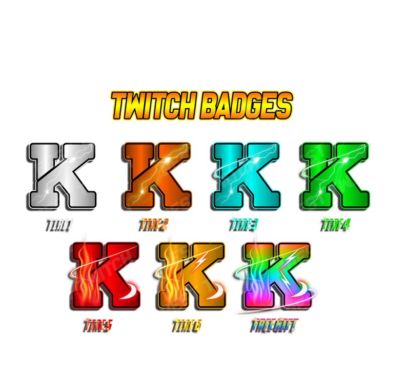 Alphabet Emotes K Letter Twitch Sub Badges Tiered Alphabet Emotes for Streamers - Etsy