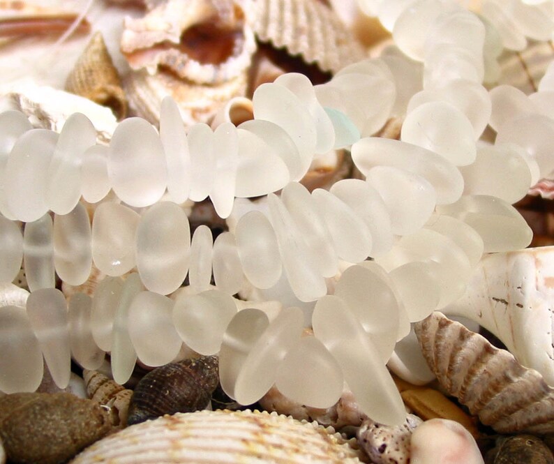 7 6mm 9mm SMALL Chip Pebble Sea Beach Velvet Glass Beads Etsy