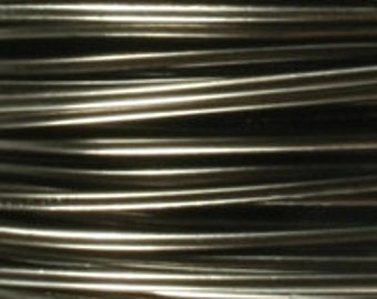 16 / 18 / 20 / 22 / 24 / 28 Gauge 15 '25' 40' 200' Hämatit-Gunmetall nicht tarnish farbiges emailliertes Handwerk Draht rund bleifrei