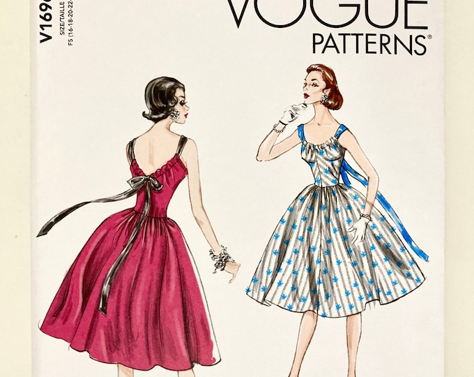 ribbon tie back dress