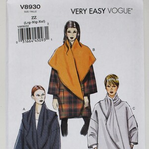 Vogue Sewing Pattern for Jacket / Coat in 3 Styles Vogue - Etsy