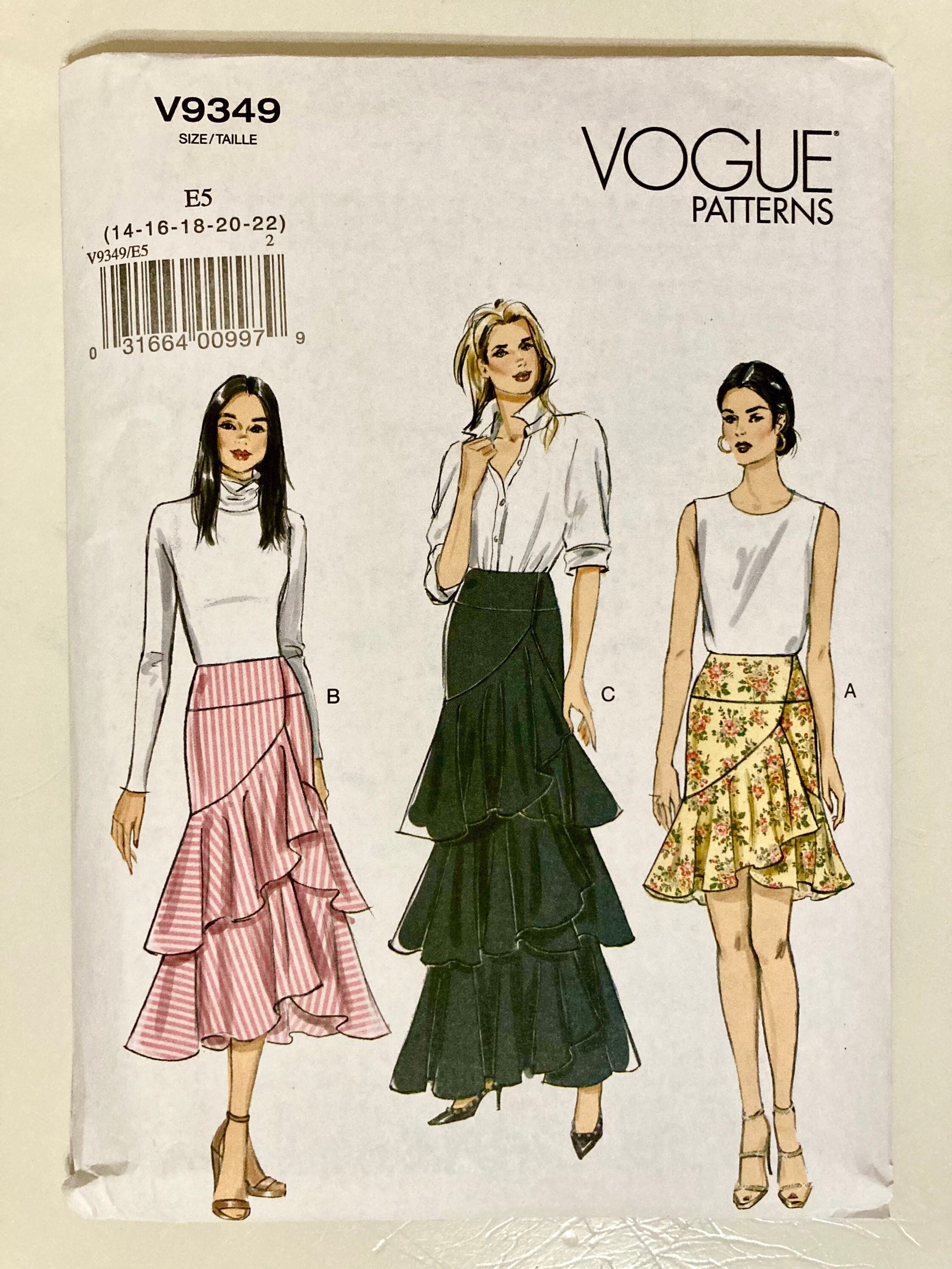 22+ Designs Vogue Sewing Patterns Sizing NahahMutasem