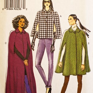 Vogue Sewing Pattern for Cape in 3 Lengths Vogue 8959 up to Bust 36 ...