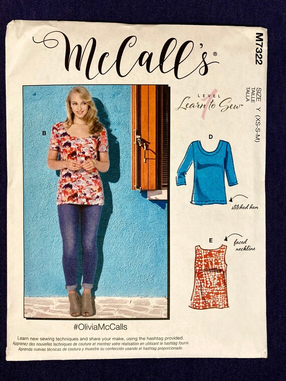 Learn to Sew Sewing Pattern for Women's Tops Etsy