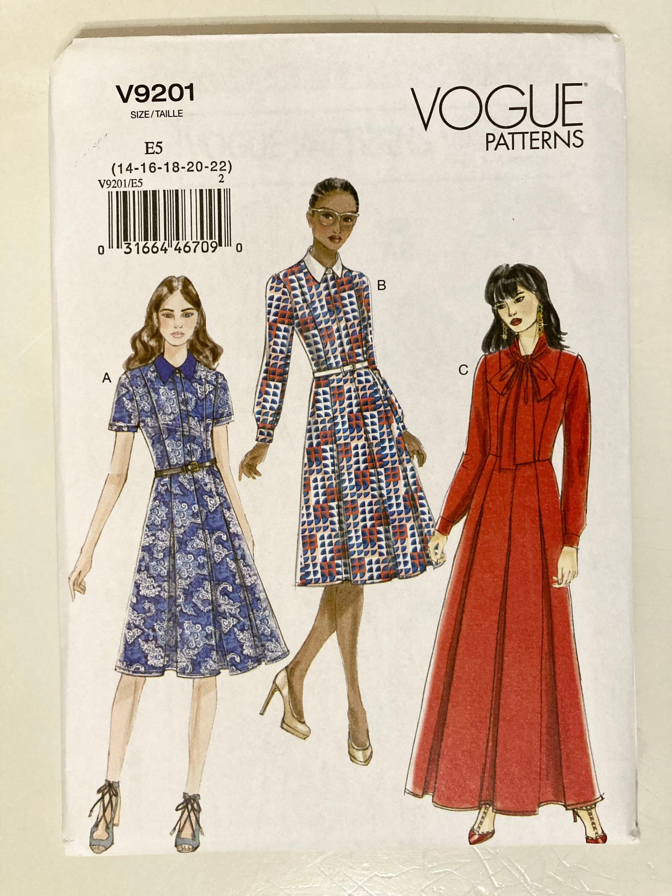 Uno Dress Sewing Pattern - Paper Pattern