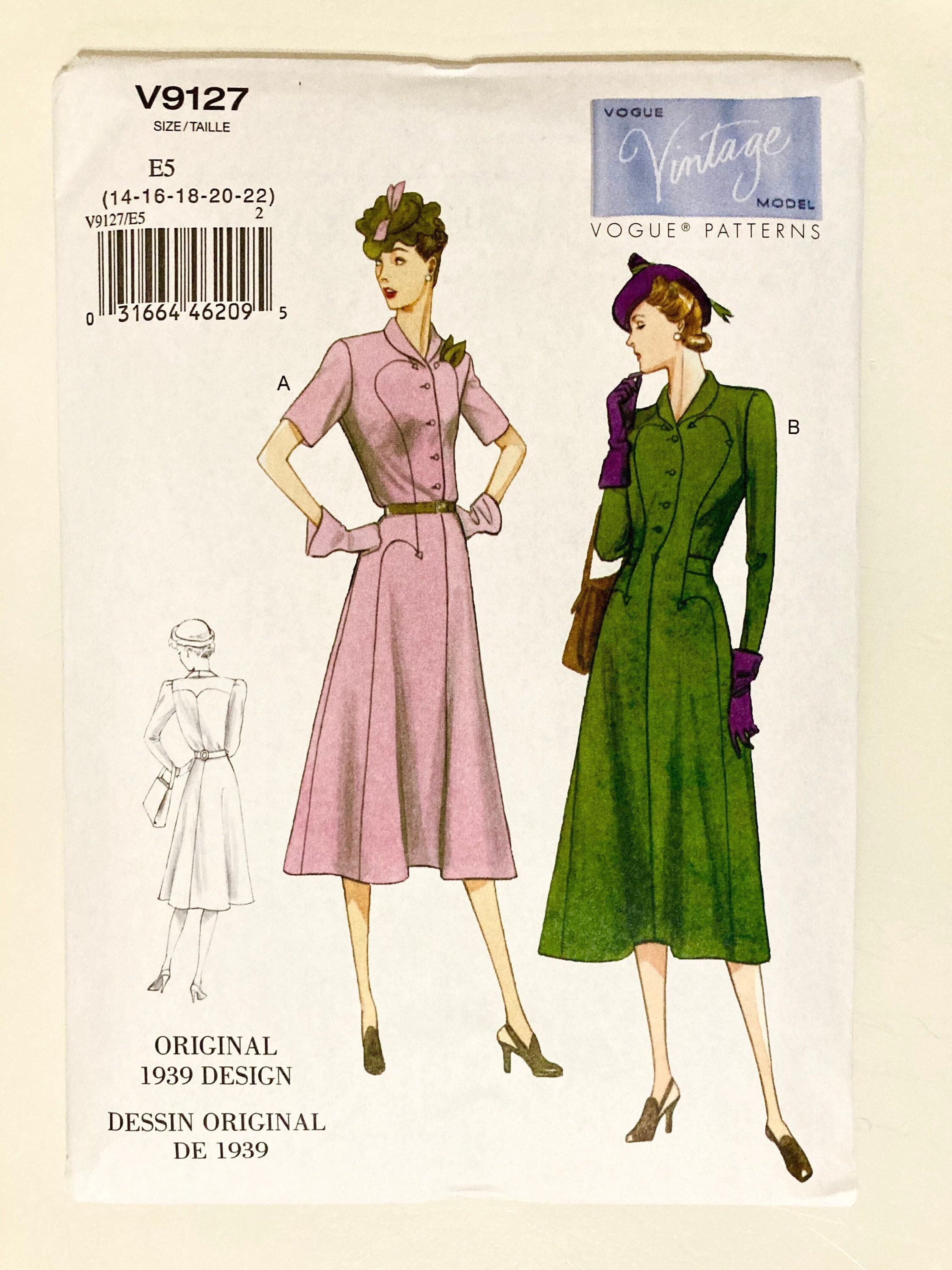 Digital Download 1930s McCall Fashion Book Fall 1939 Quarterly