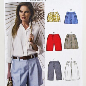 Sewing Pattern for Shorts Vogue 9008 Sizes 14 to 22 Hip - Etsy