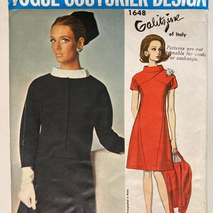 Designer Galitzine of Italy Sewing Pattern for Dress Vogue - Etsy