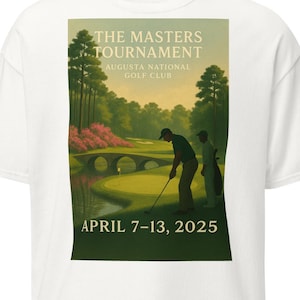 Masters Golf T-Shirt: Augusta Inspired, Country Club Style