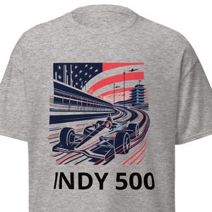 Indy 500 Racing T-Shirt: Vintage Indianapolis Motor Speedway Tee