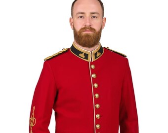 イギリス第24歩兵連隊の制服：赤いウールのズールー戦争用チュニック