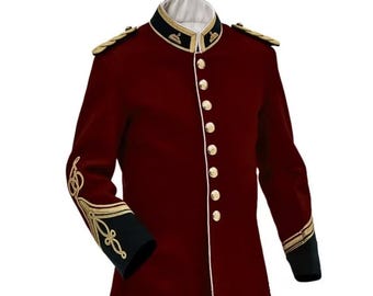 イギリス第24歩兵連隊の制服：赤いウールのズールー戦争用チュニック
