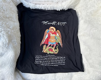 Archangel Michael Shirt, Saint Michael Graphic Tee, Spiritual Warrior Armor of God Shirt, Religious Gift for Men & Women