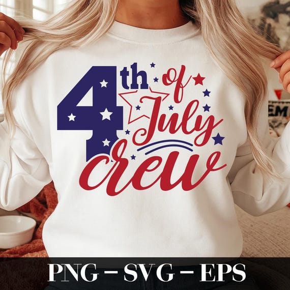 Fourth of July Crew SVG: Family Independence Day Design (Digital Download
