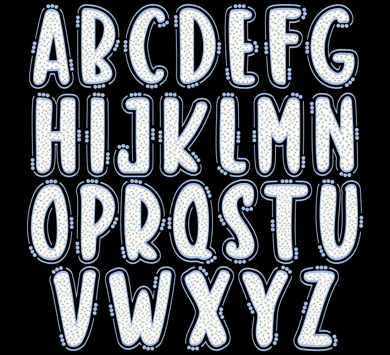 Grandmillennial Preppy Floral Alphabet Bundle Png, Floral Gingham ...