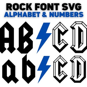 Rock Font Svg, Rock band Letters Svg, Heavy Metal Font Svg, Music font Svg, Metal Font, Party font Svg, Music Svg font, Hard Rock Font Svg