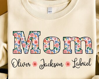 Paquete personalizado de PNG florales para mamá, PNG de abuela, mamá, mimi, gigi, nana, mamá, Día de la Madre PNG, PNG de mamá preppy, Regalos para mamá, PNG de flores para mamá,