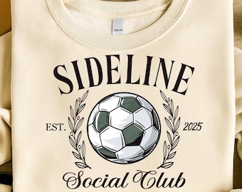 Sideline Social Club Png, Soccer Social Club Png, Soccer Mom Png, Cute Soccer Mama Png, Mothers Day Png, Gift For Soccer Mom Png, Mom Gifts