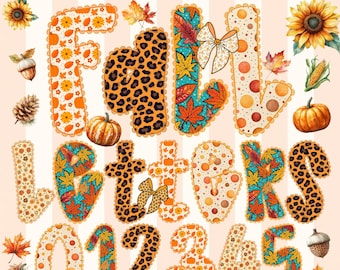 Fall Alphabet Png,Autumn Letters Png,Pumpkin letters Png,Lace Alphabet,Gingham letters,Autumn Alphabet,Fall Alphabet Bundle,Fall Clipart Png