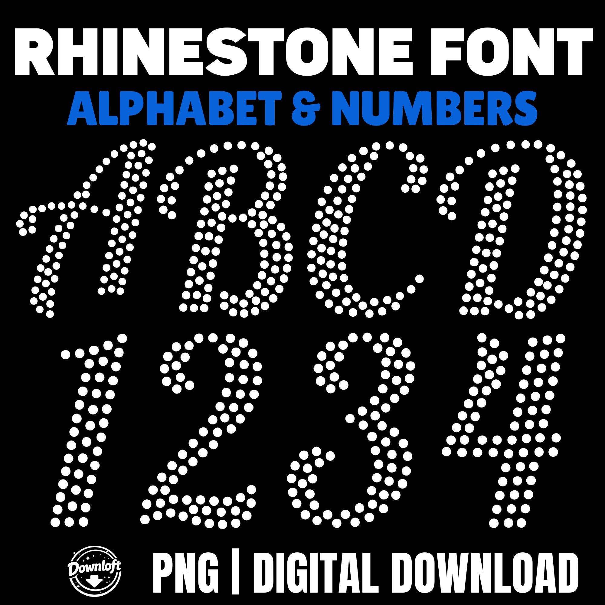 Letter R Rhyinetsones Rhinestone Template Alphabets Svg Png, Rhinestone Font TTF OTF ...