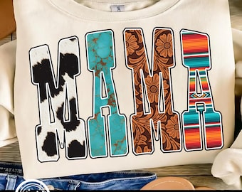 Western Mom PNG, Sublimation Design Cowgirl Mama Rodeo Shirt Design, Western Mom Png, Western Cow Png, Howdy Western Png, Digital Download