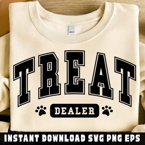 Funny Treat Dealer Dog Mom Clipart: Pet Lover Gift (PNG, SVG) Digital Download