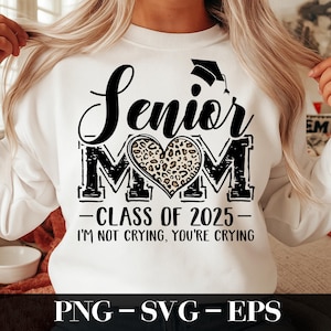 Senior Mom 2025 Leopard Svg, Senior Mom Svg, Senior 2025, Class of 2025 Graduate, Proud Mom, Summer Teacher Svg, Graduation 2025 Svg,Leopard