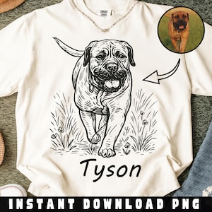 Custom Pet Png with Pet photo and name, Personalized Pet Portrait Png, Custom Dog Cat Graphic Tee Png, Pet Lover Gift Png, Dog Lover Png