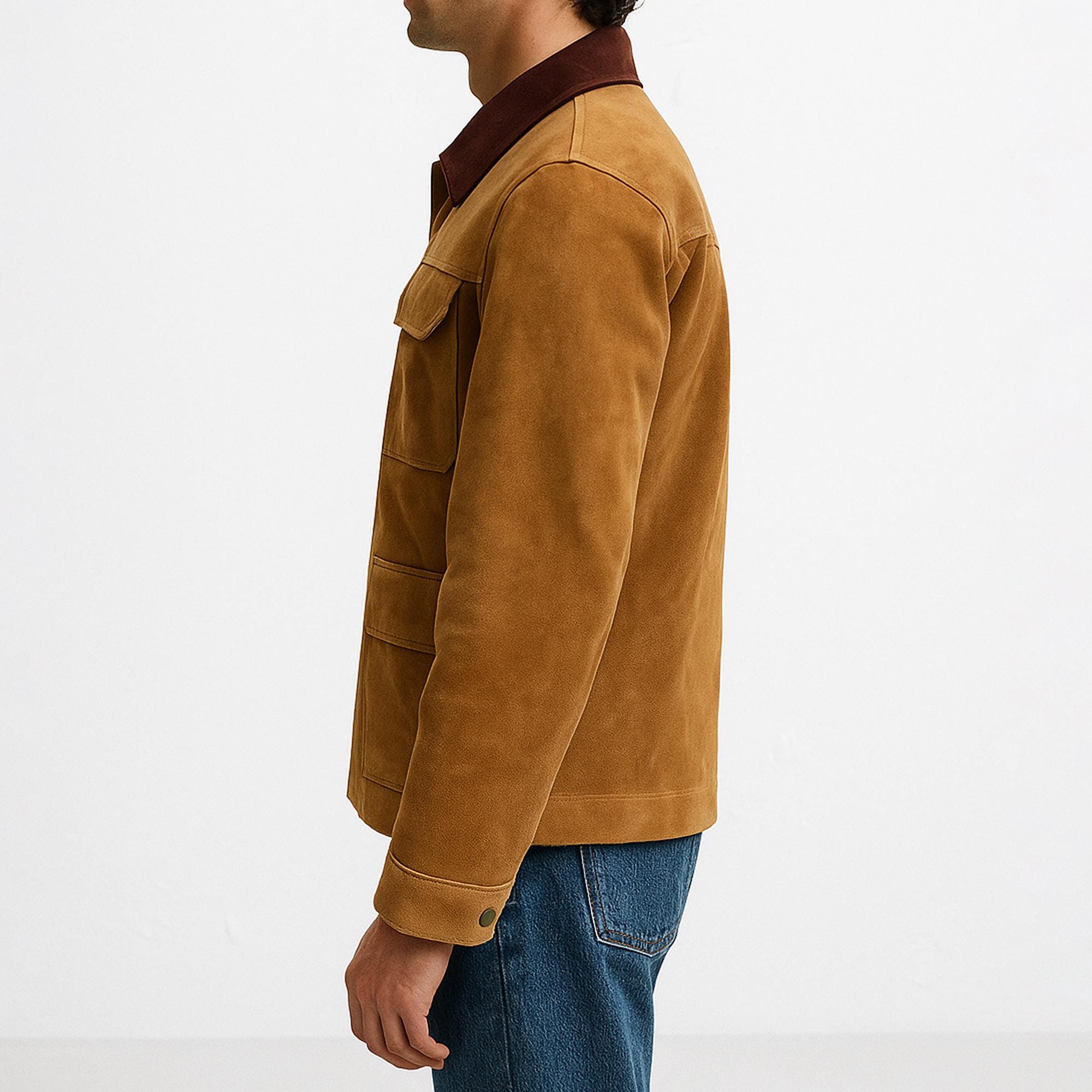 Joel Miller Suede Trucker Jacket: TLOU Cosplay, Handmade - Etsy
