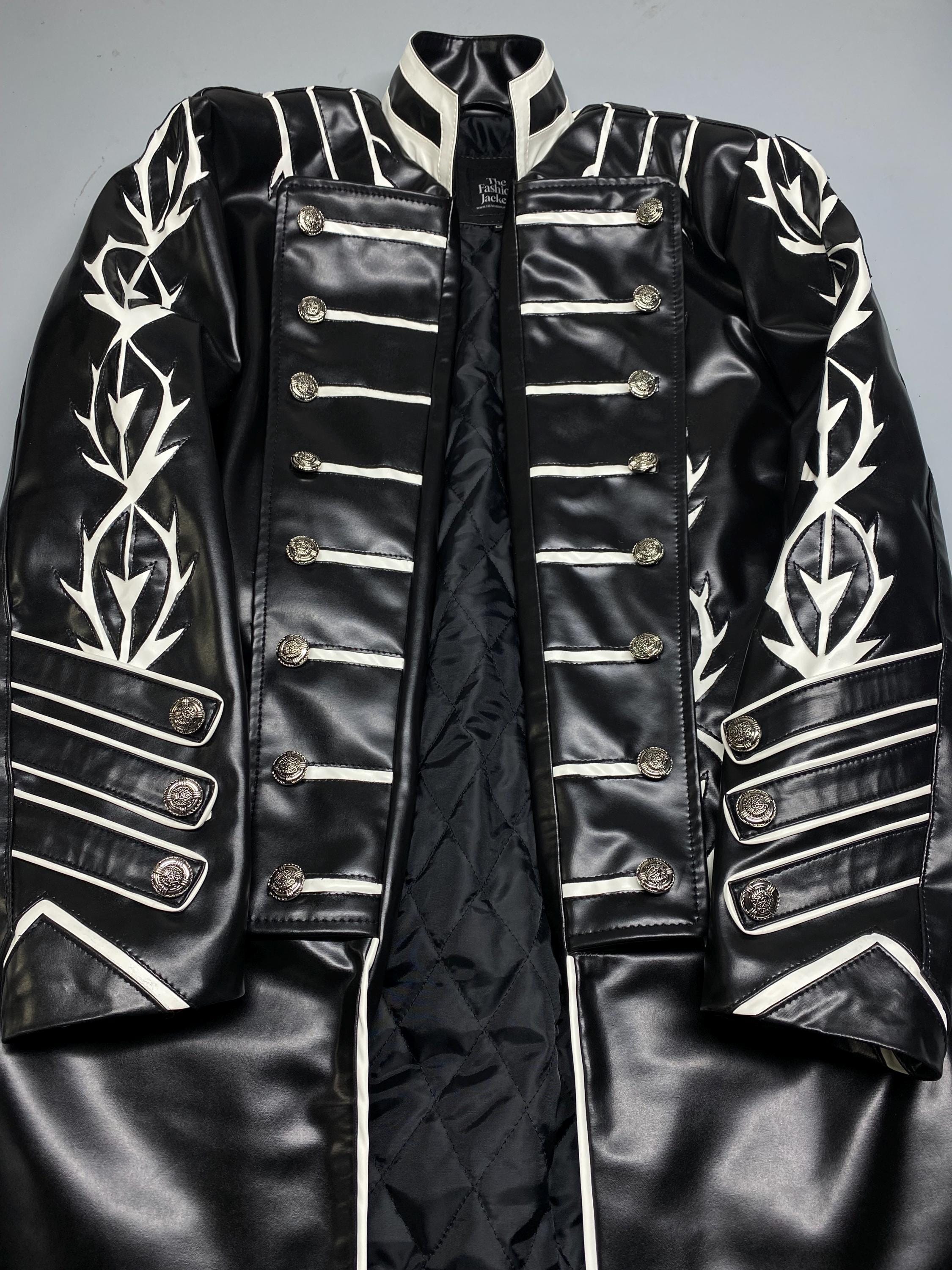 Vergil DMC 5 Leather Trench Coat: Genuine Leather Gaming Costume