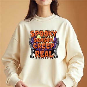 Spooky Season PNG svg, Halloween png svg, Creep it Real png svg, Spooky vibes png svg, retro Halloween png, Sublimation png designs
