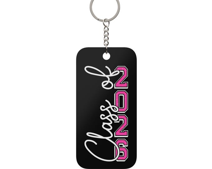 Class of 2026 Keychain | Double-Sided Keychain Charm