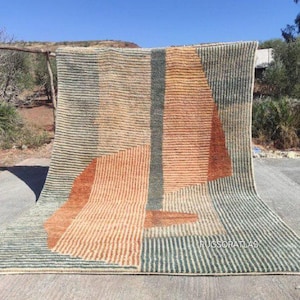 Moroccan Rug , Morrocan Rug for living room , Handmade area rug , Wool Beni Ourain Rug, Colorful berber Rug , Custom Area Rug 8x10, Teppich.