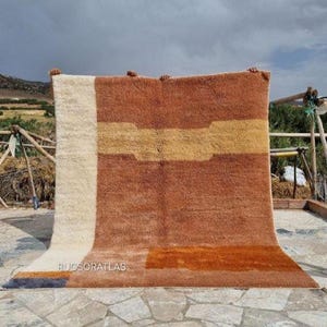 Moroccan Rug , Rug for living room , Handmade area rug , Wool Beni Ourain Rug , Colorful berber Rug , Custom Area Rug 8x10, Teppich.