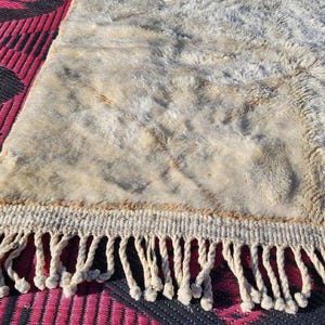 moroccan rug ivory,moroccan rug hand knotted,beni ourain rug creamy