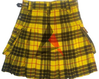 Kilt utility scozzese McLeod of Lewis: abbigliamento tradizionale scozzese da uomo per le feste.