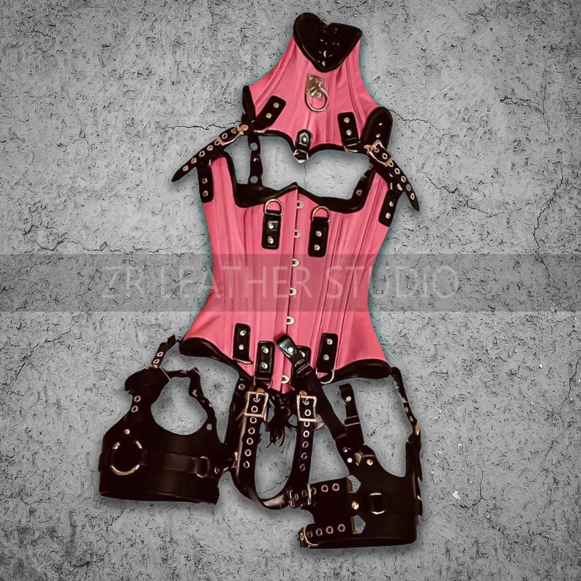 Heavy Duty Padded Bondage Harness for Women – Stylish Leather