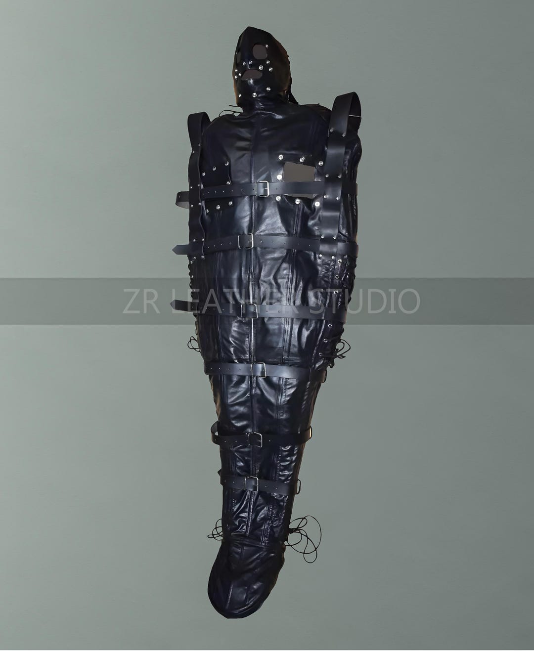 Real Leather Sleepsack for Adults With Hood, Steel Boning, and Heavy ...