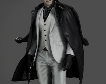 RE9 Zeno-cosplayjas, leren Resident Evil 9 Reqium-jas, gaming Albert Wesker Clone-jas