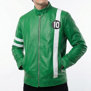 Ben 10 Inspired Jacket, Alien Force Ben Tennyson Cosplay Jacket, Superhero Costume