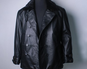 Leon Kennedy RE9 Requiem-jas, Resident Evil 9 Leon-cosplayjas, Leon zwart leren jas