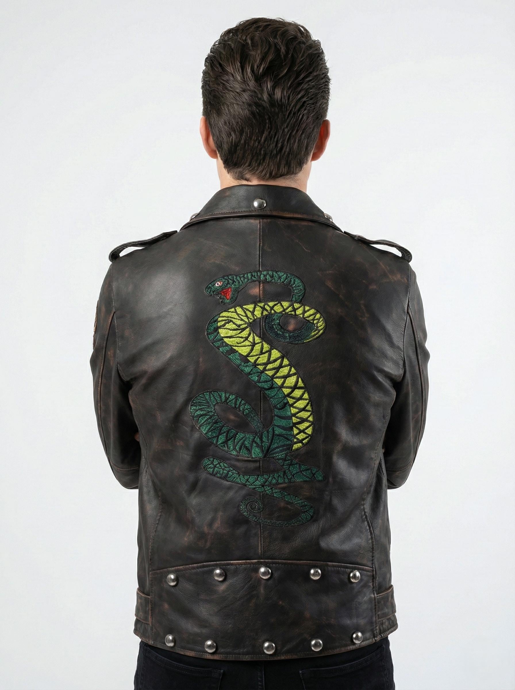 Fallout 3 Tunnel Snakes Cosplay Jacket, Fallout Black Leather Jacket ...