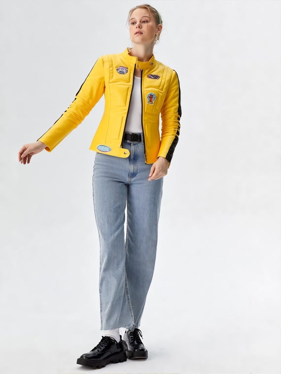 Inspired by Kill Bill Cosplay Jacket, Beatrix Kiddo Cosplay