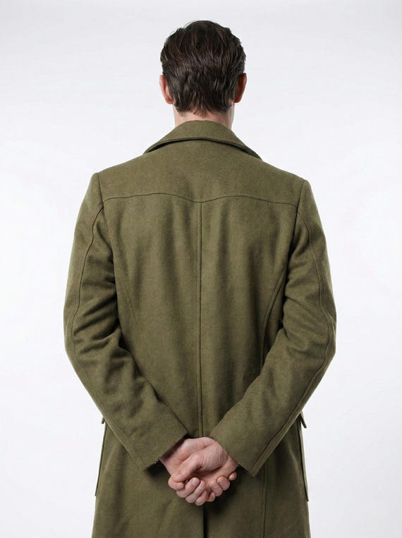 Doctor Who 11th Green Coat, Eleventh Doctor Cosplay Long Coat - Etsy