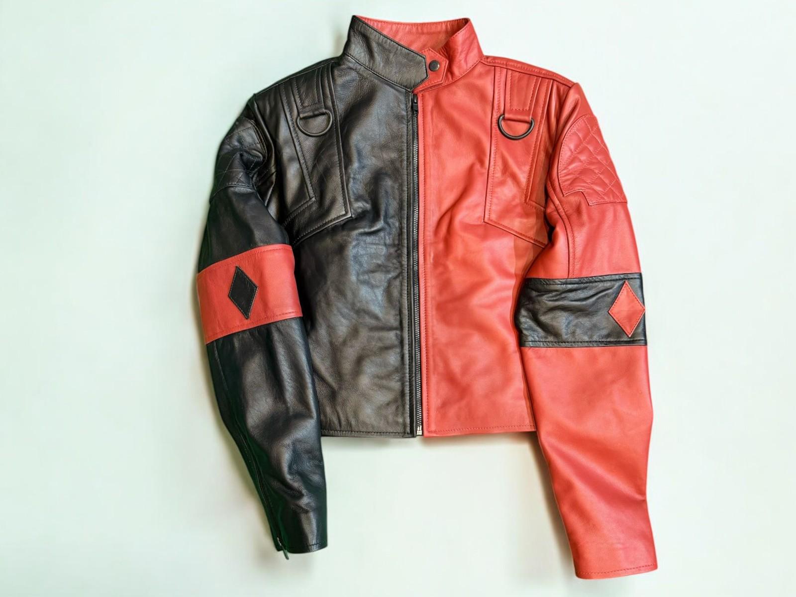Leather Jacket Harley Quinn Giacca Harley Quinn Cropped Jacket