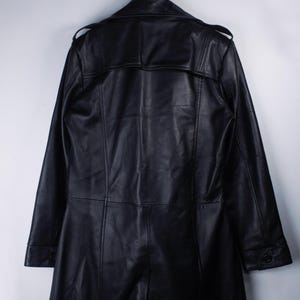 TPD Cosplay Coat, Postal Dude Leather Trench Coat, Retro Gaming Cosplay Costume image 7