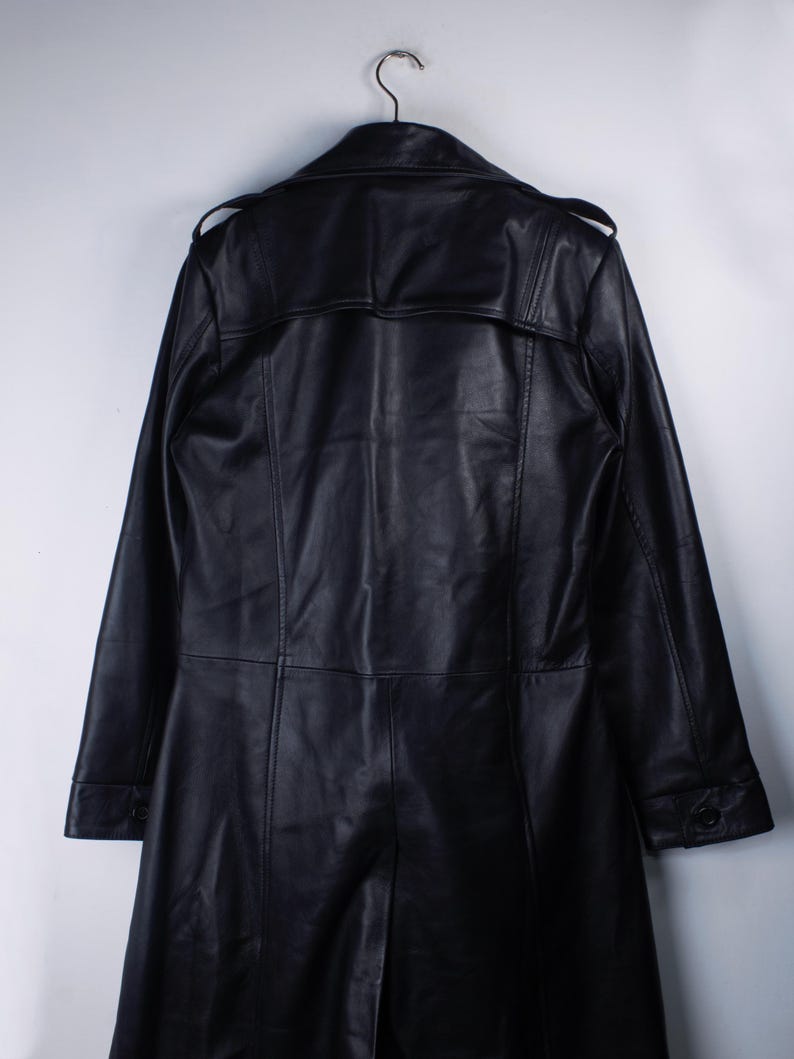 TPD Cosplay Coat, Postal Dude Leather Trench Coat, Retro Gaming Cosplay Costume image 7