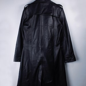 TPD Cosplay Coat, Postal Dude Leather Trench Coat, Retro Gaming Cosplay Costume image 6