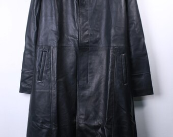 ネオマトリックス風コスプレコート、メンズロングレザーコート、メンズ