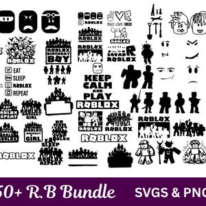 Roblox SVG and PNG Bundle, Roblox SVG Files For Cricut